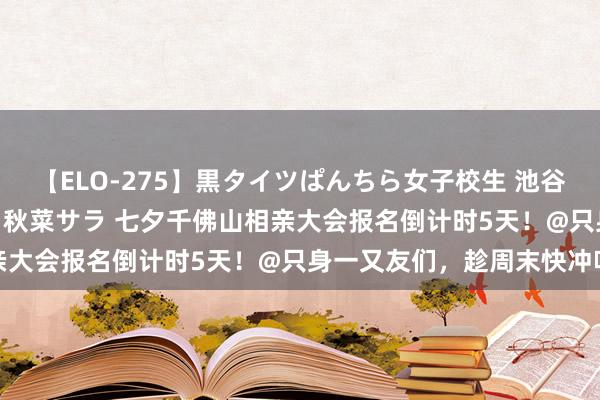 【ELO-275】黒タイツぱんちら女子校生 池谷ひかる さくら 宮下まい 秋菜サラ 七夕千佛山相亲大会报名倒计时5天！@只身一又友们，趁周末快冲呀