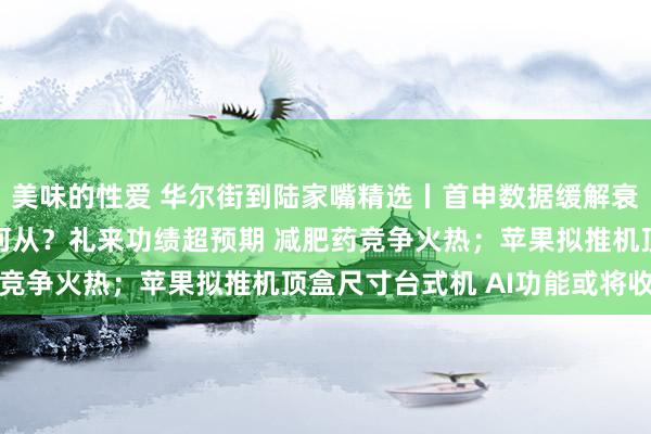 美味的性爱 华尔街到陆家嘴精选丨首申数据缓解衰败担忧 好意思股何去何从？礼来功绩超预期 减肥药竞争火热；苹果拟推机顶盒尺寸台式机 AI功能或将收费